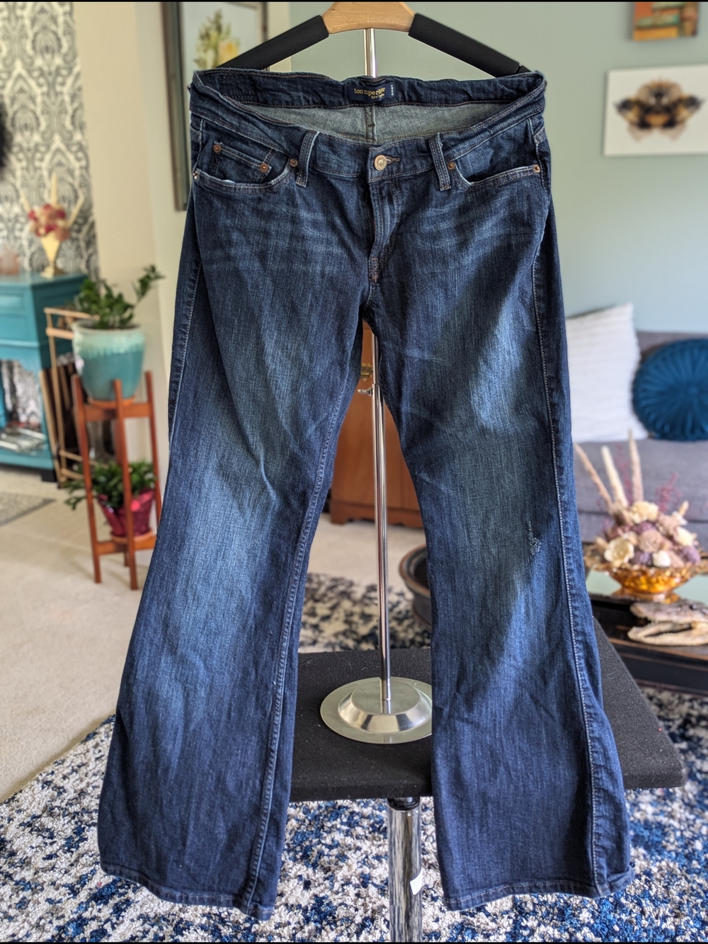 Levi's Dark Blue Boot Cut Flare Jeans